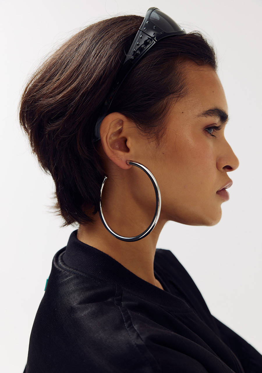 Harper & Yve Oorbellen Loop DW6PACC18 Zilver