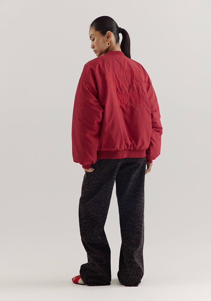 Harper & Yve Bomberjack Nora AW25N222 Rood