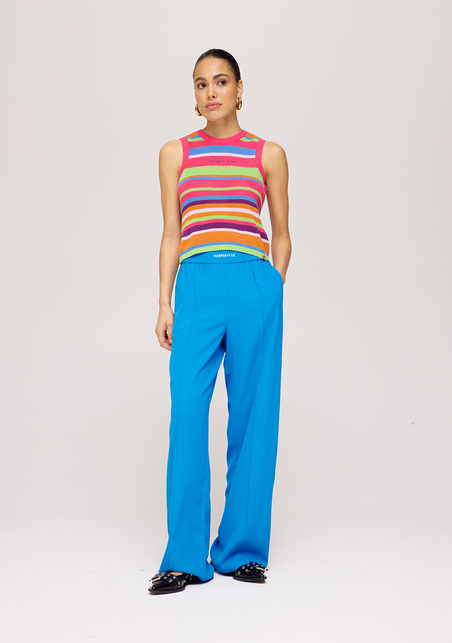 Harper & Yve Broek Dora SS25N105 Blauw