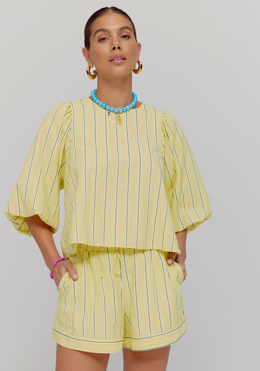 Harper & Yve Blouse Levy HS25P601 Licht geel
