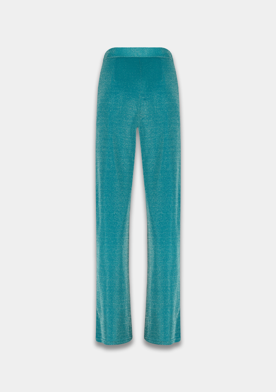 Harper & Yve Broek Glitter HS24P121 Blauw