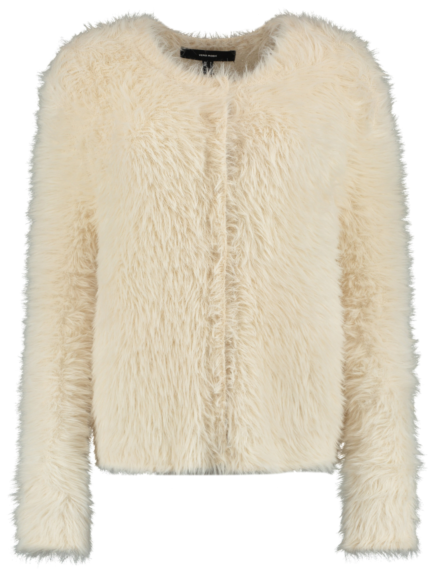 VERO MODA Vest Fluffy 10337471 Ecru