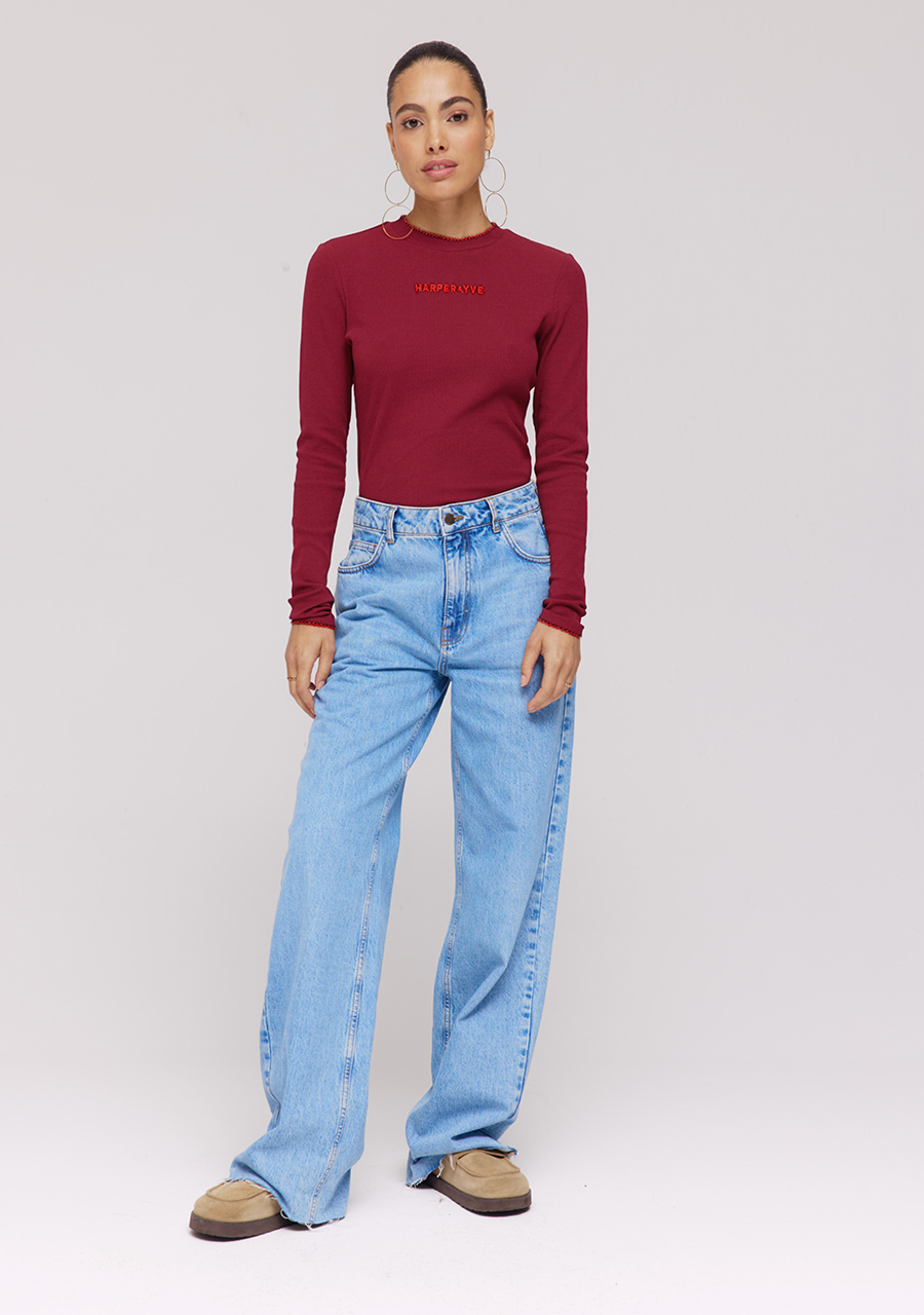 Harper & Yve Top Cammy DW25P615 Rood