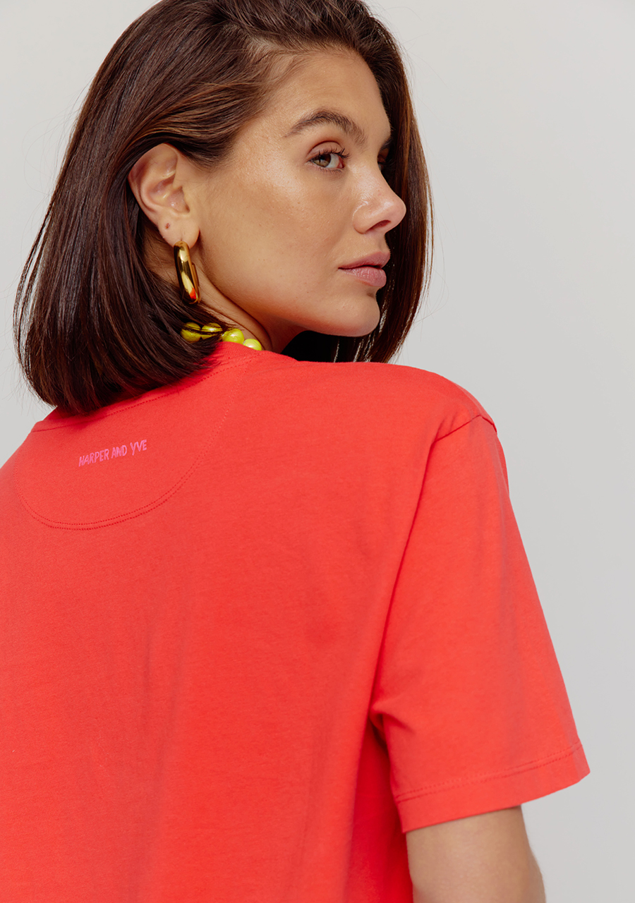 Harper & Yve T-shirt Lesoleil HS25Y305 Rood