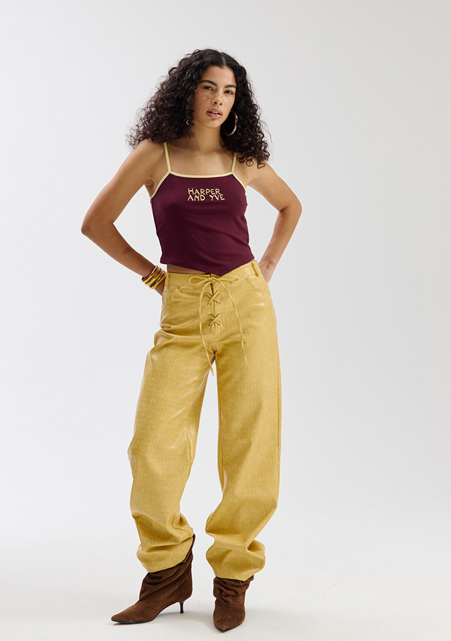 Harper & Yve Top Miles SS6P406 Donker Paars