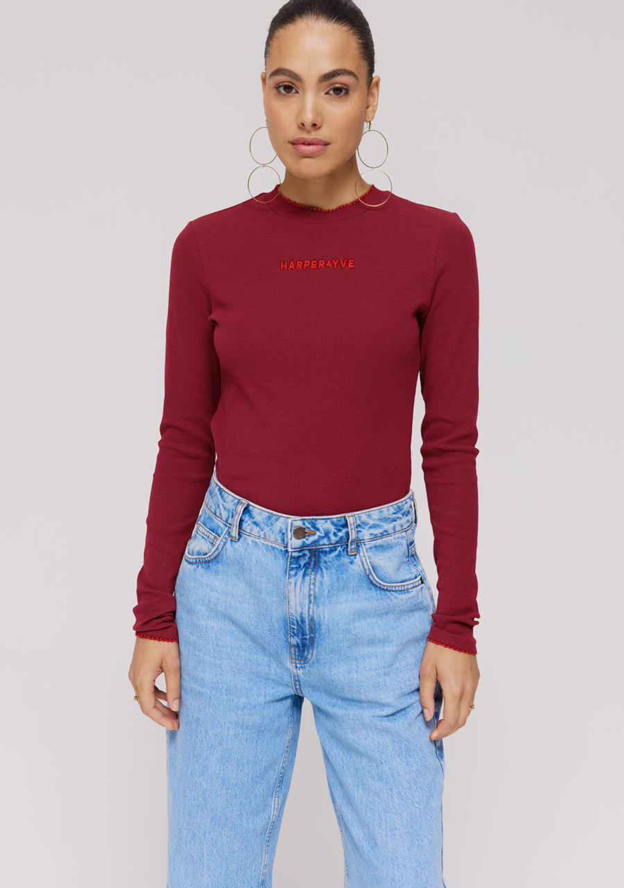 Harper & Yve Top Cammy DW25P615 Rood