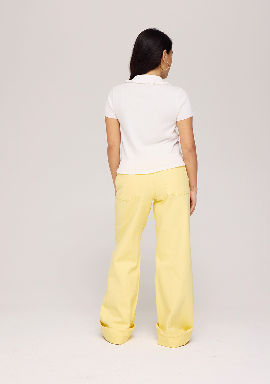 Harper & Yve Jeans Mayra SS25Z101 Geel Harper & Yve Jeans Mayra SS25Z101 Geel