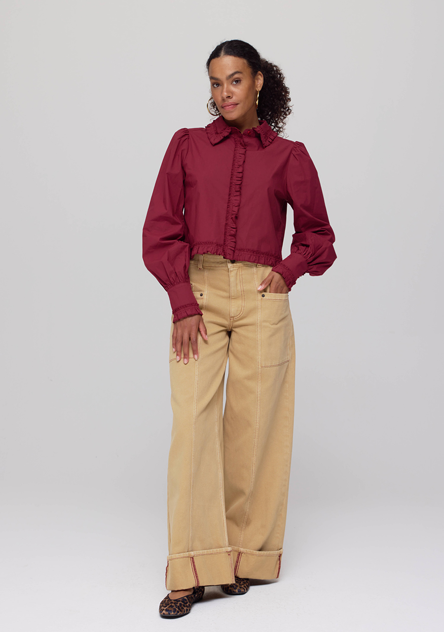 Harper & Yve Blouse Ellie AW25P603 Bordeaux