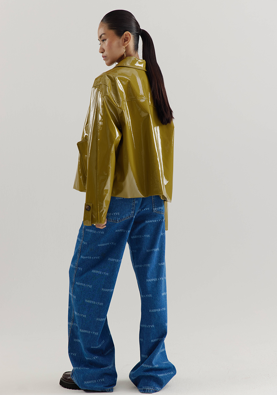 Harper & Yve JACKET RANDY AW25N208 Olijf Groen