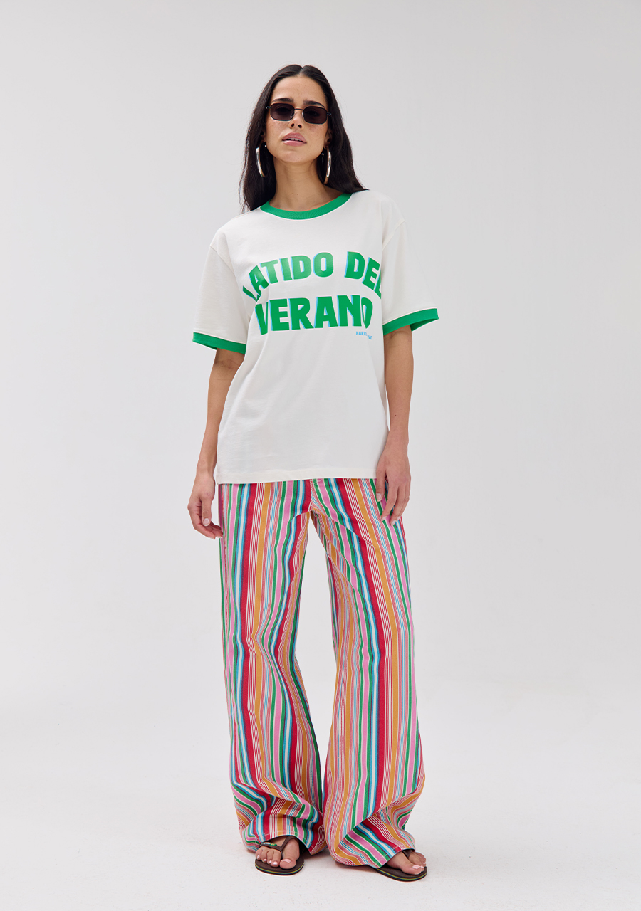Harper & Yve T-shirt Latido HS6Y301 Wolwit-ecru