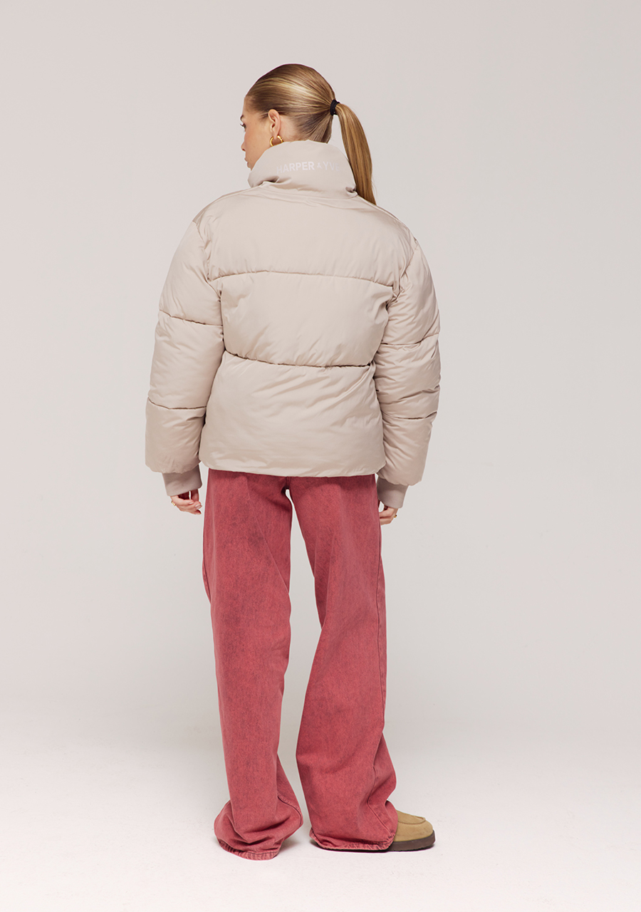 Harper & Yve Winterjas Marly AW25N226 Licht grijs