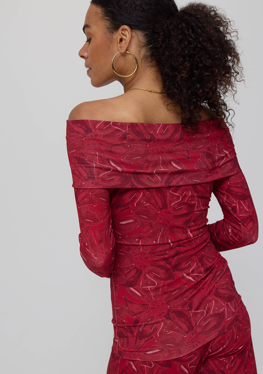 Harper & Yve Top Jenny AW25T501 Rood