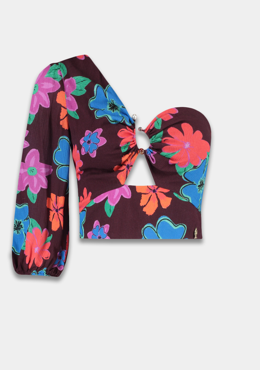 Harper & Yve Top Bo HS25J406 Bruin