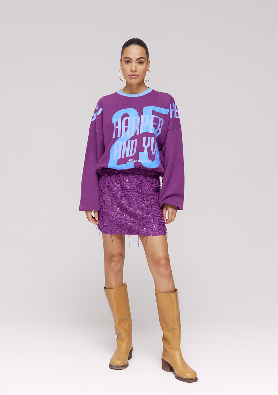 Harper & Yve Rok Balou DW25P012 Paars