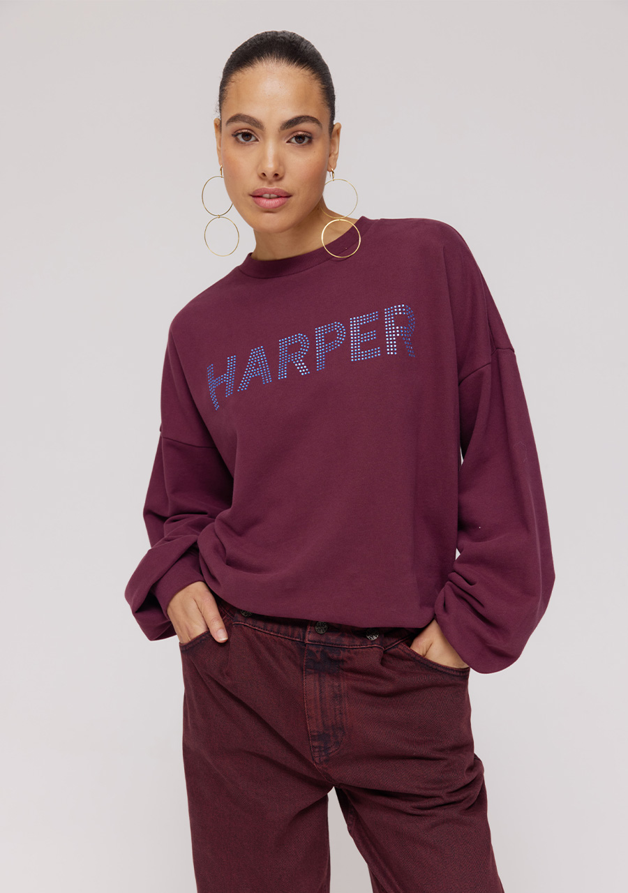 Harper & Yve Sweater Rhine DW25Y500 Bordeaux