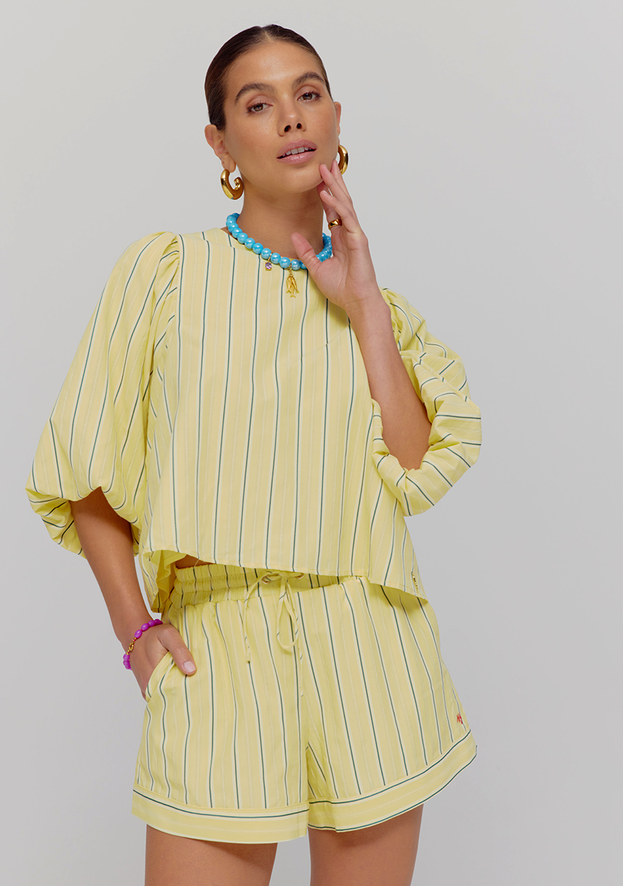 Harper & Yve Blouse Levy HS25P601 Licht geel