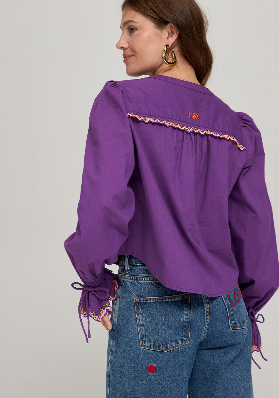 Harper & Yve Blouse Lily DW24C600 Paars