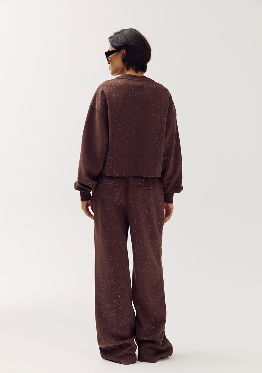Harper & Yve Sweater Darcy DW6P504 Donker bruin
