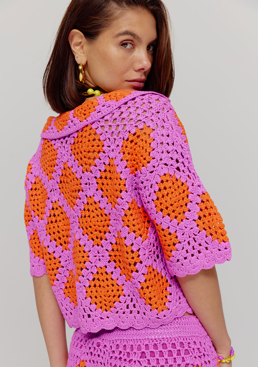 Harper & Yve Top Bente HS25P600 Donker Paars