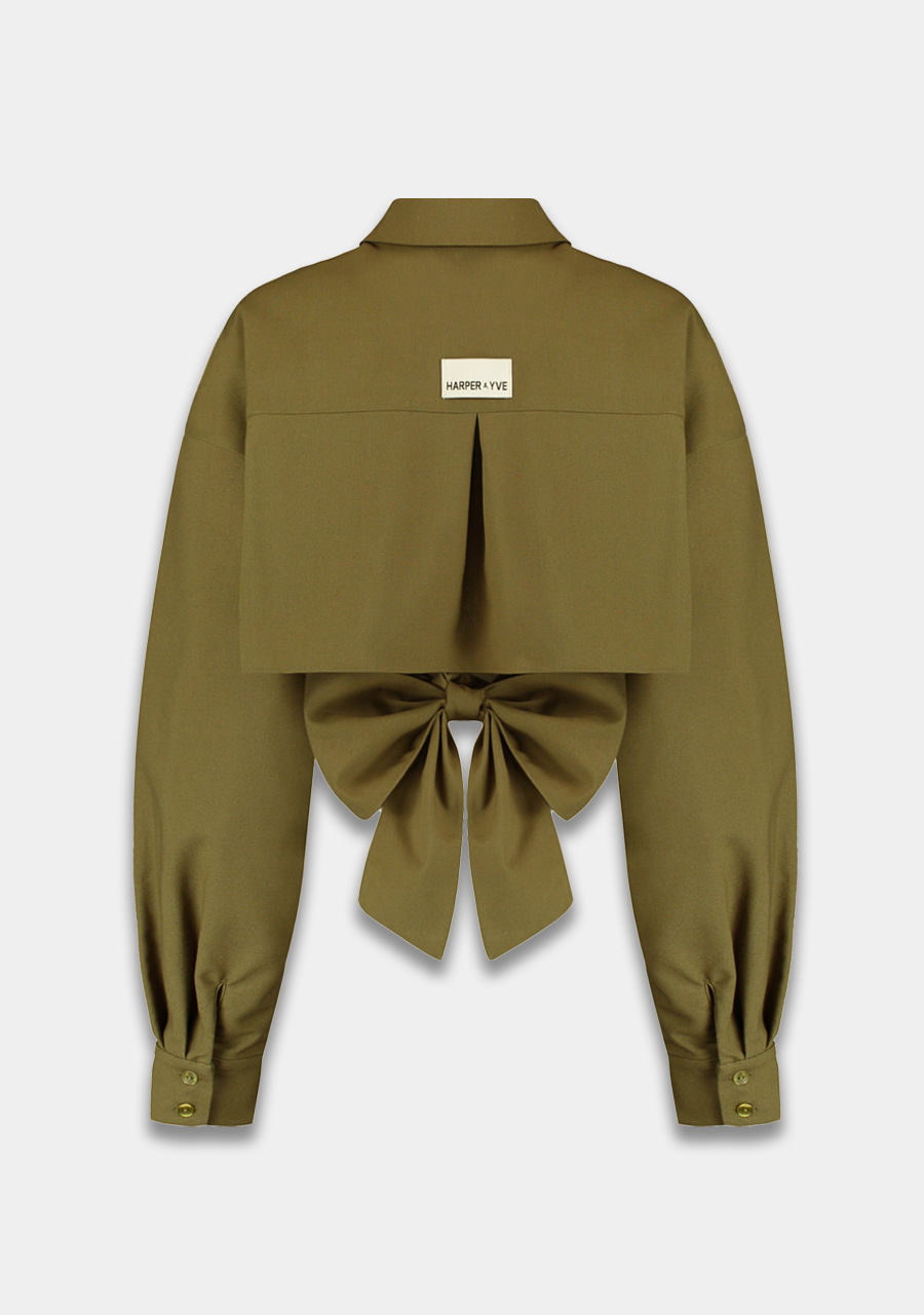 Harper & Yve Blouse Femke SS6P610 Midden groen