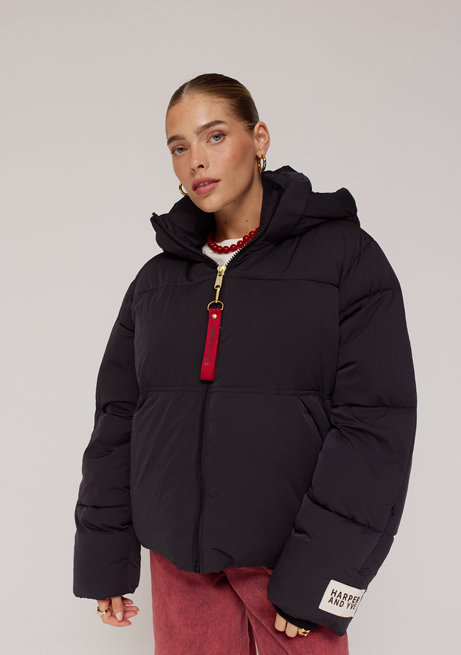 Harper & Yve Winterjas Karly AW25N211 Zwart