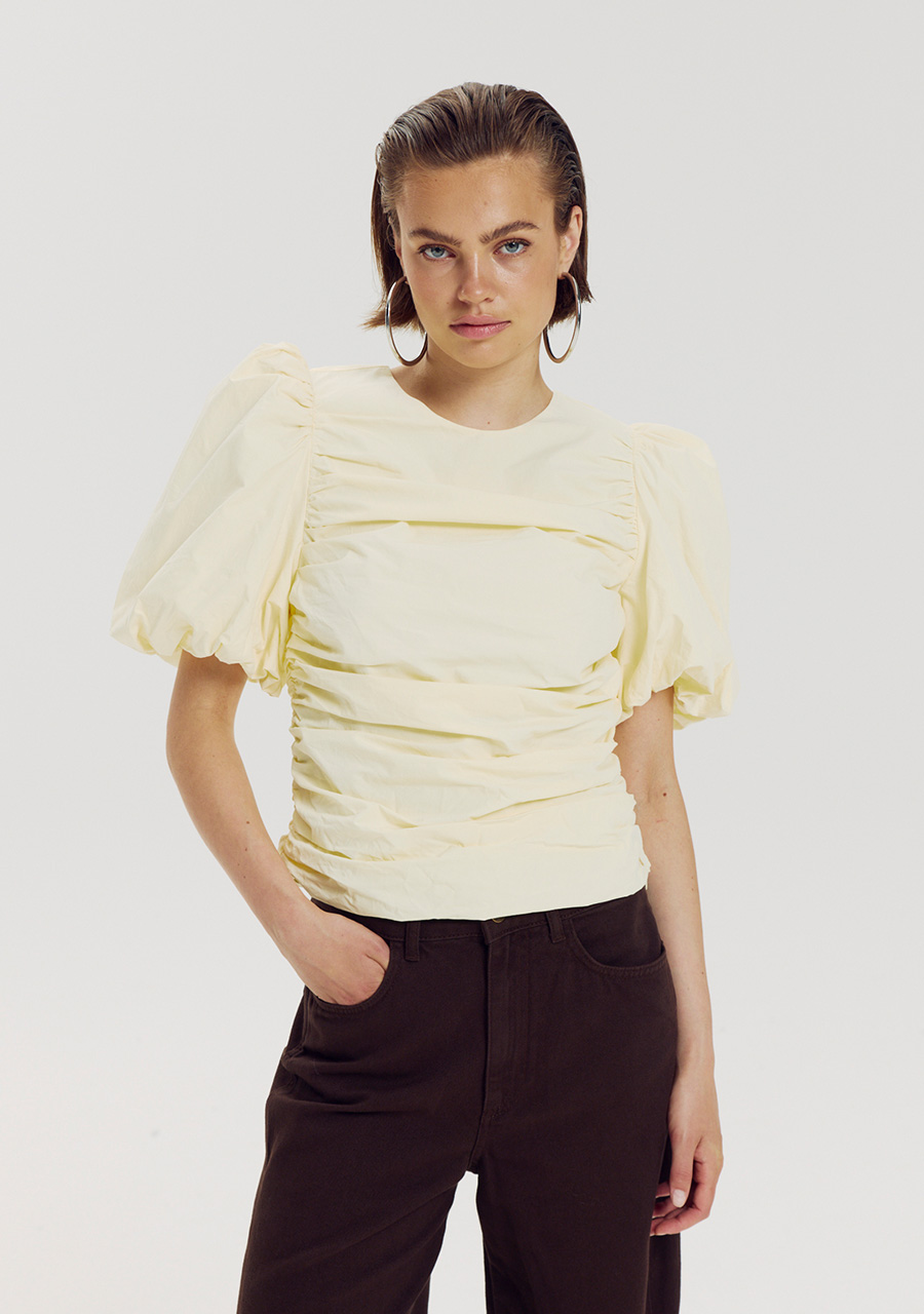 Harper & Yve Blouse Niko AW6P402 Licht geel
