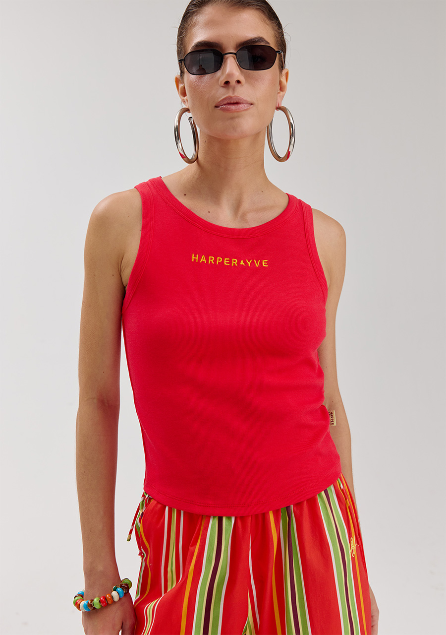 Harper & Yve Top Yenn HS6P404 Rood