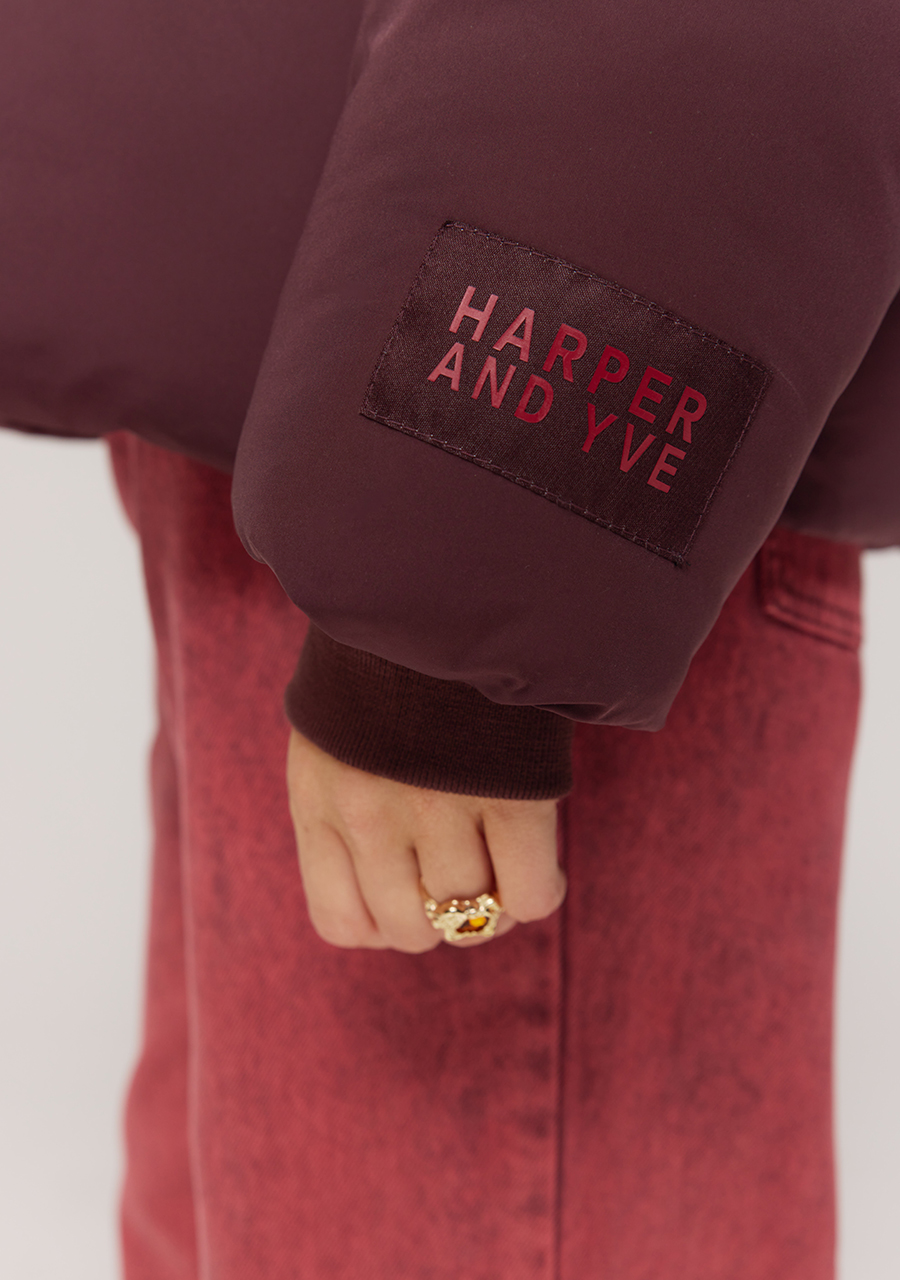 Harper & Yve Winterjas Karly AW25N211 Donker bruin