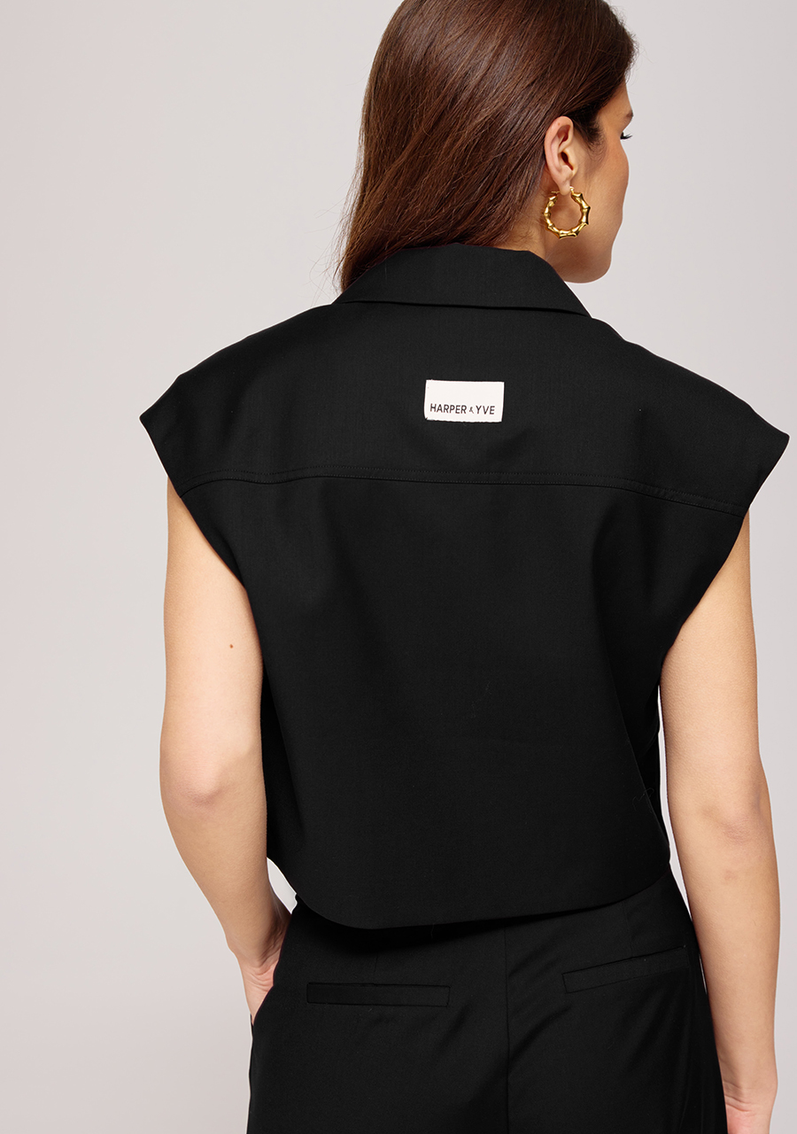 Harper & Yve Gilet Esmee DW25N216 Zwart