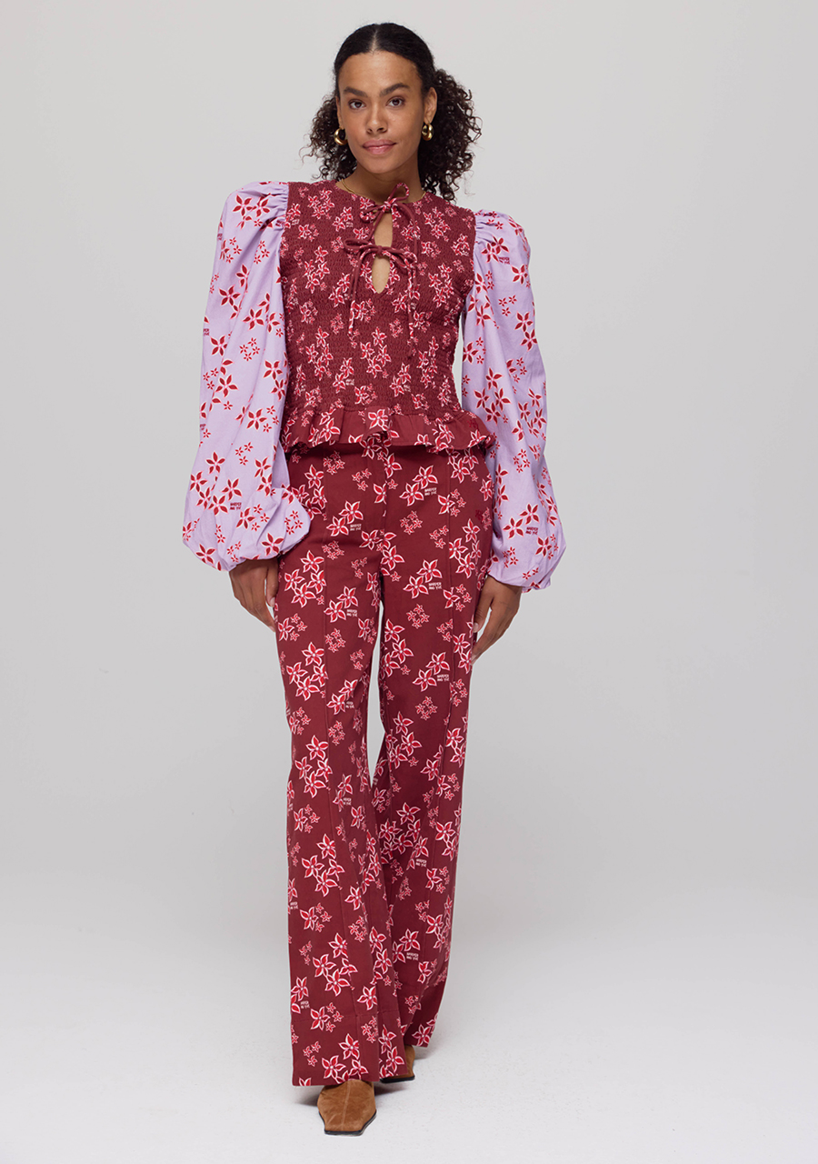 Harper & Yve Blouse Elin AW25C605 Bordeaux