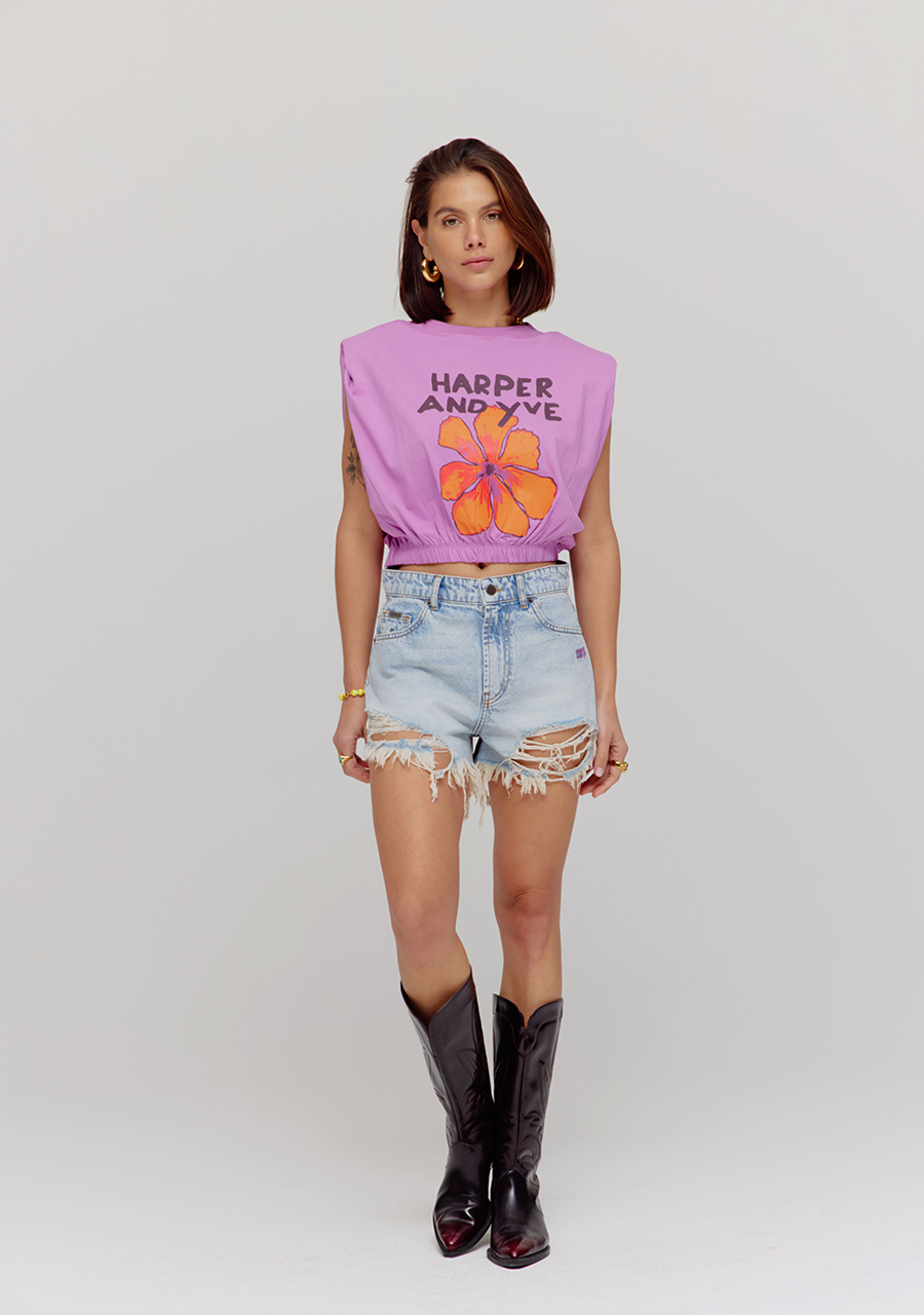 Harper & Yve Short Yve HS25R103 Licht blauw Harper & Yve Short Yve HS25R103 Licht blauw