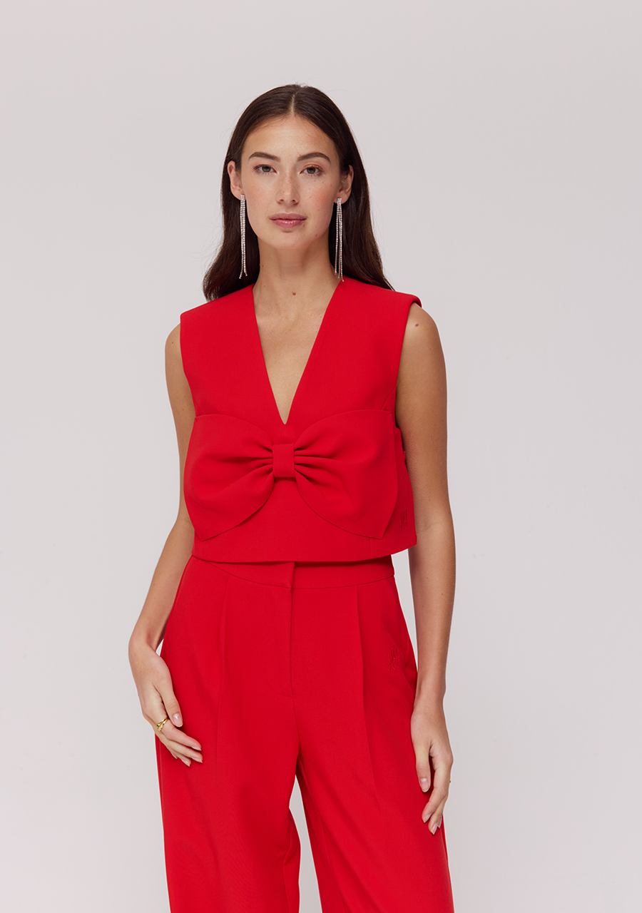 Harper & Yve Top Sabrina DW25N400 Rood