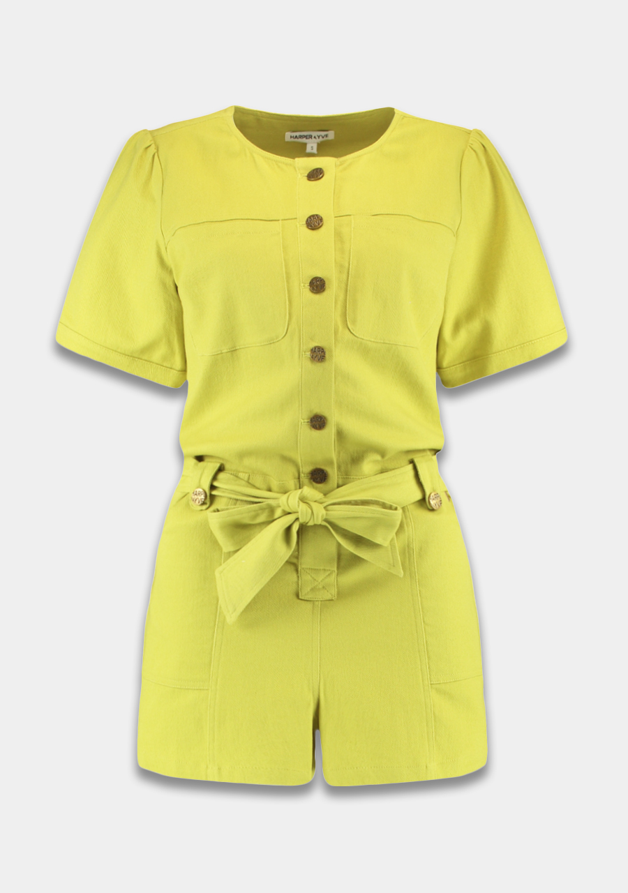 Harper & Yve Jumpsuit Yael HS25P702 Licht groen Harper & Yve Jumpsuit Yael HS25P702 Licht groen