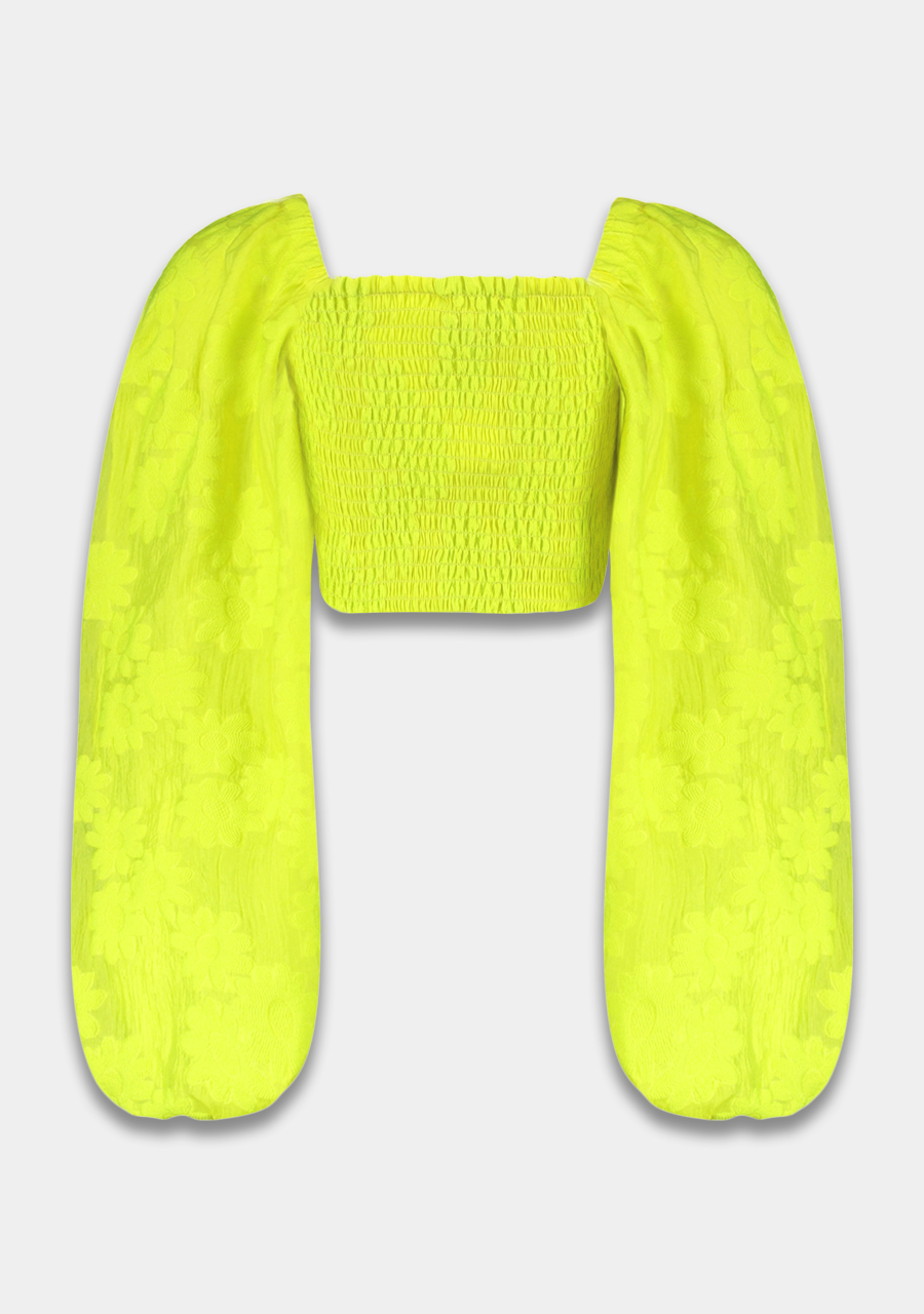 Harper & Yve Top Evi HS25J408 Geel