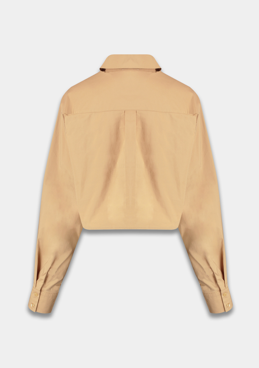 Harper & Yve Blouse Zoe AW24P609 Licht bruin