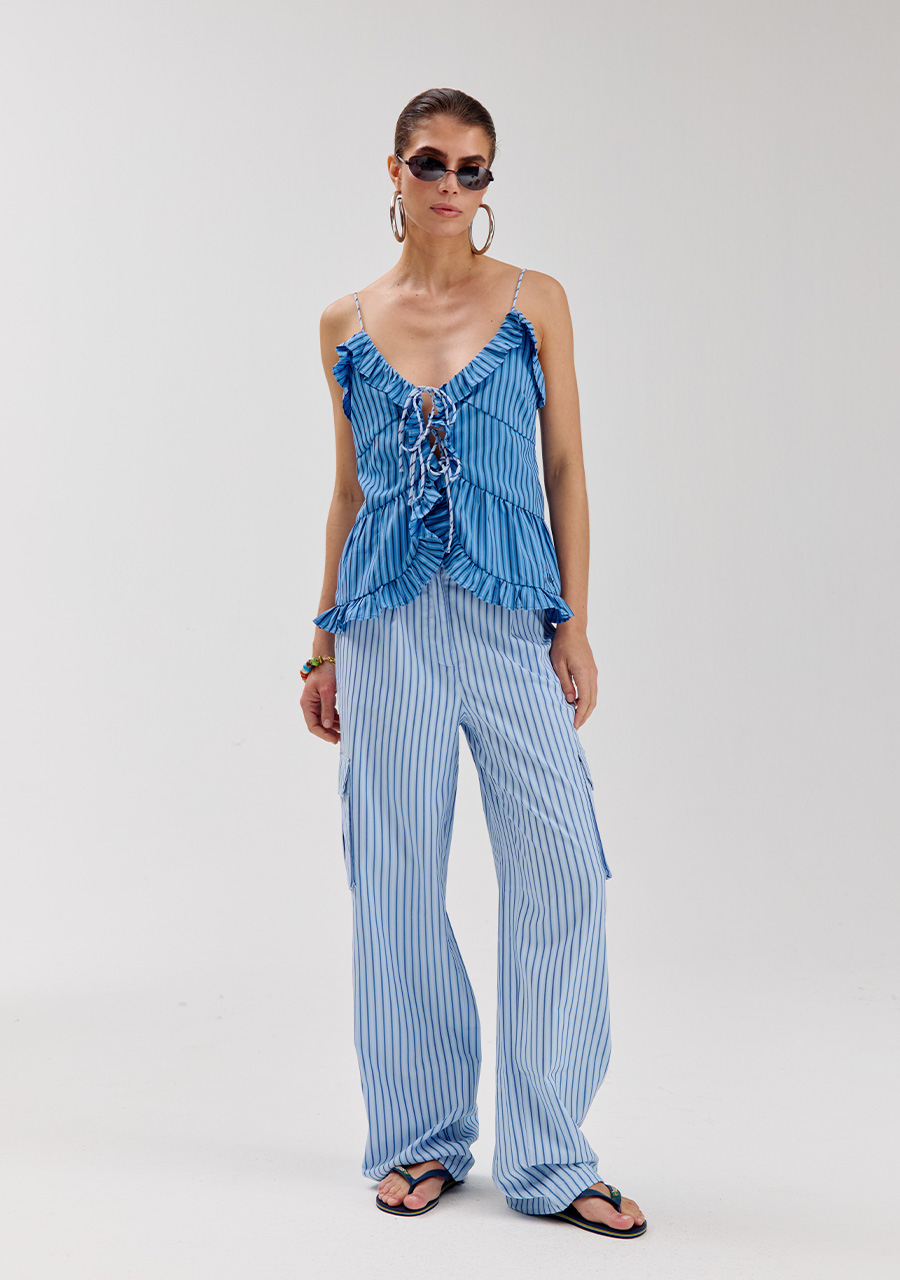 Harper & Yve Broek Daan HS6P103 Licht blauw