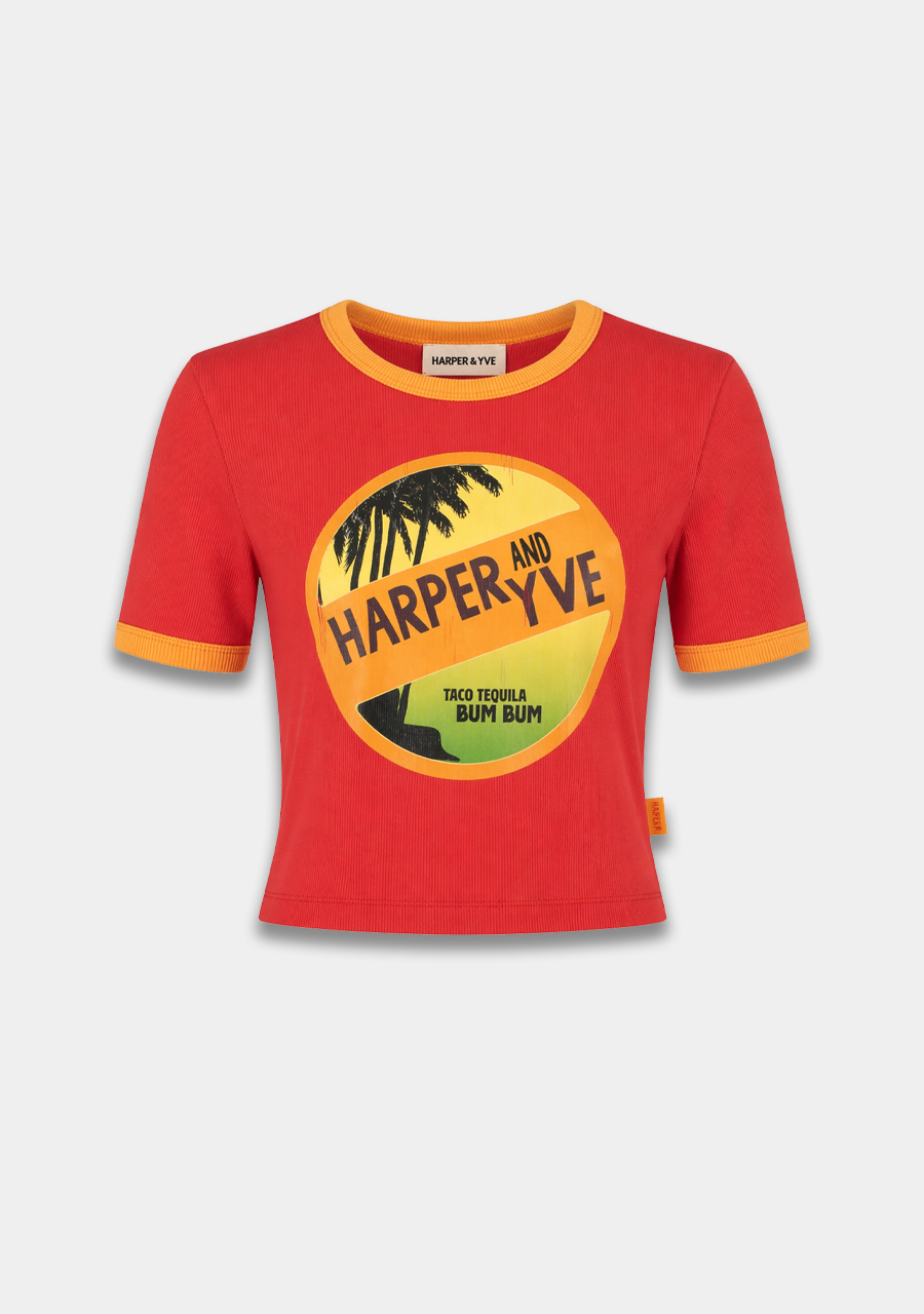 Harper & Yve Top Tacotequila HS6Y307 Rood