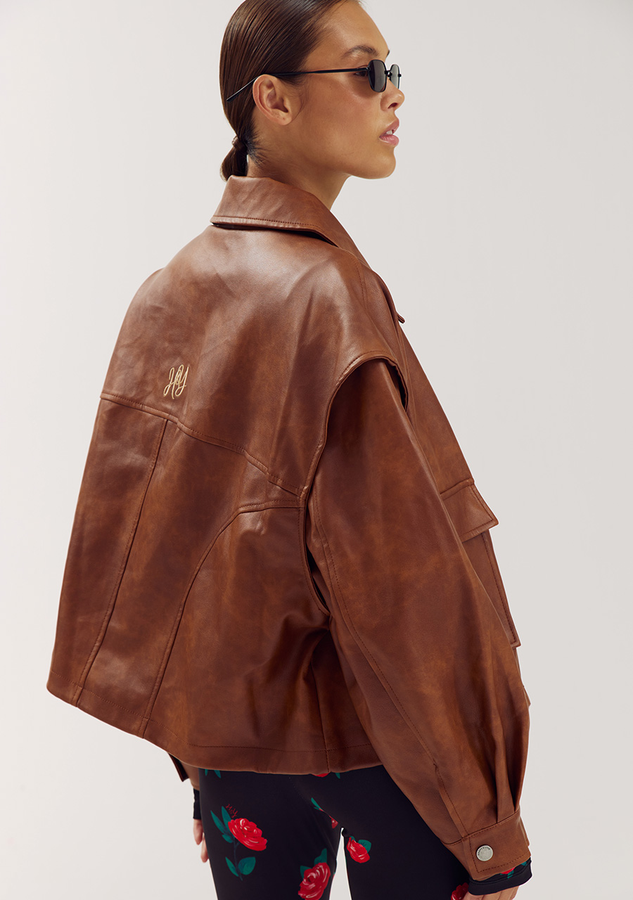 Harper & Yve Jacket Maddy DW6N205 Midden bruin