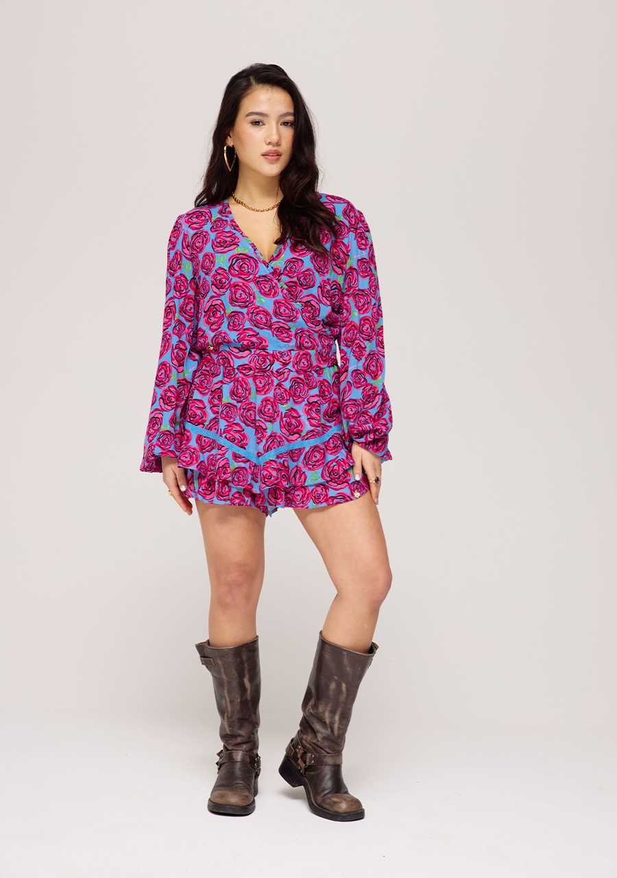 Harper & Yve Blouse Flora SS25J602 Rose