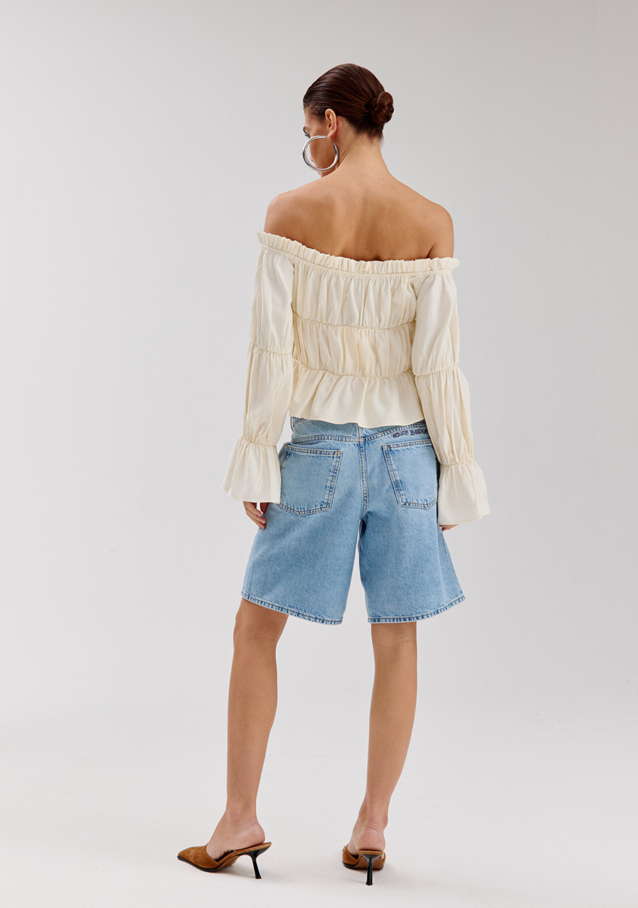 Harper & Yve Short Fayra SS6Z106 Licht blauw