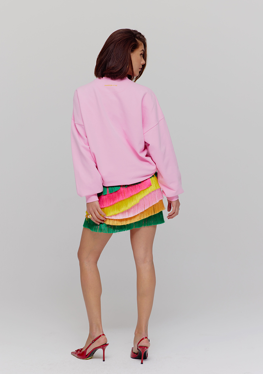 Harper & Yve Sweater Dolphin HST25Y500 Licht rose