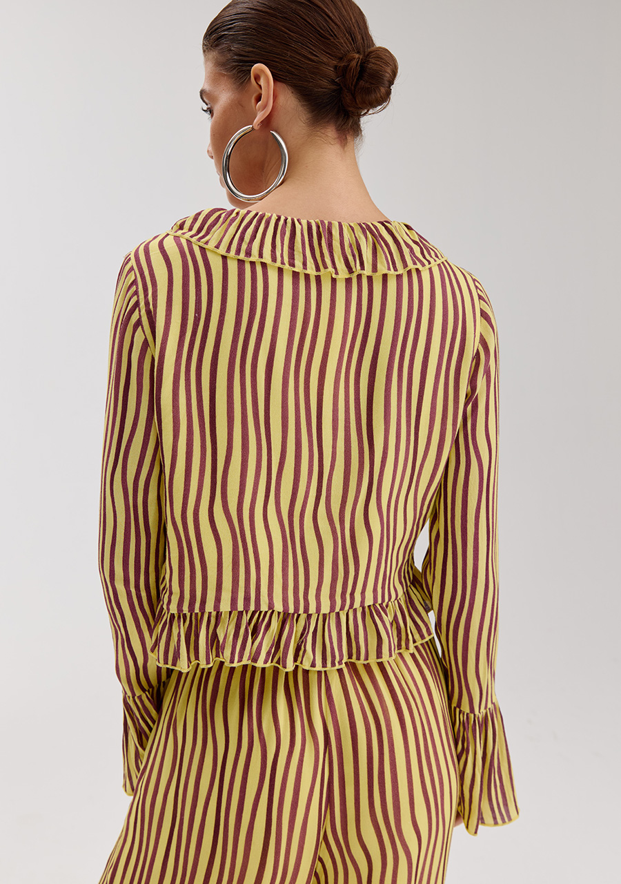 Harper & Yve Blouse Jaden HS6P605 Geel