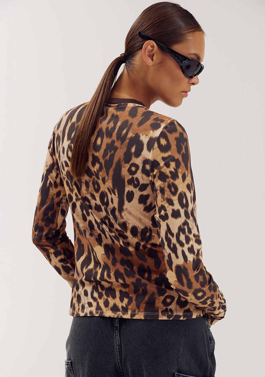Harper & Yve T-shirt Lolita AW6P617 Bruin