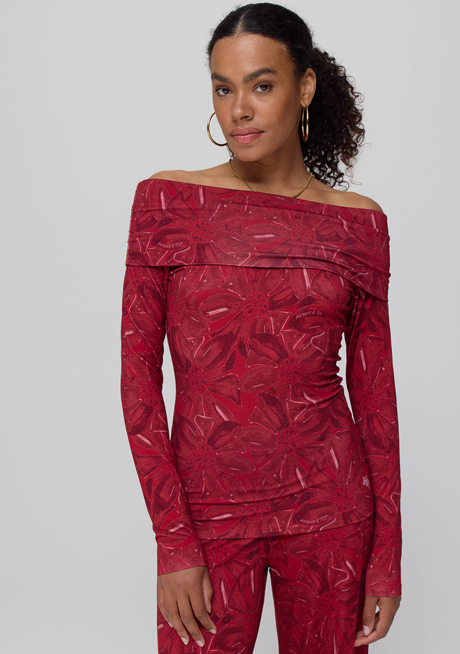 Harper & Yve Top Jenny AW25T501 Rood